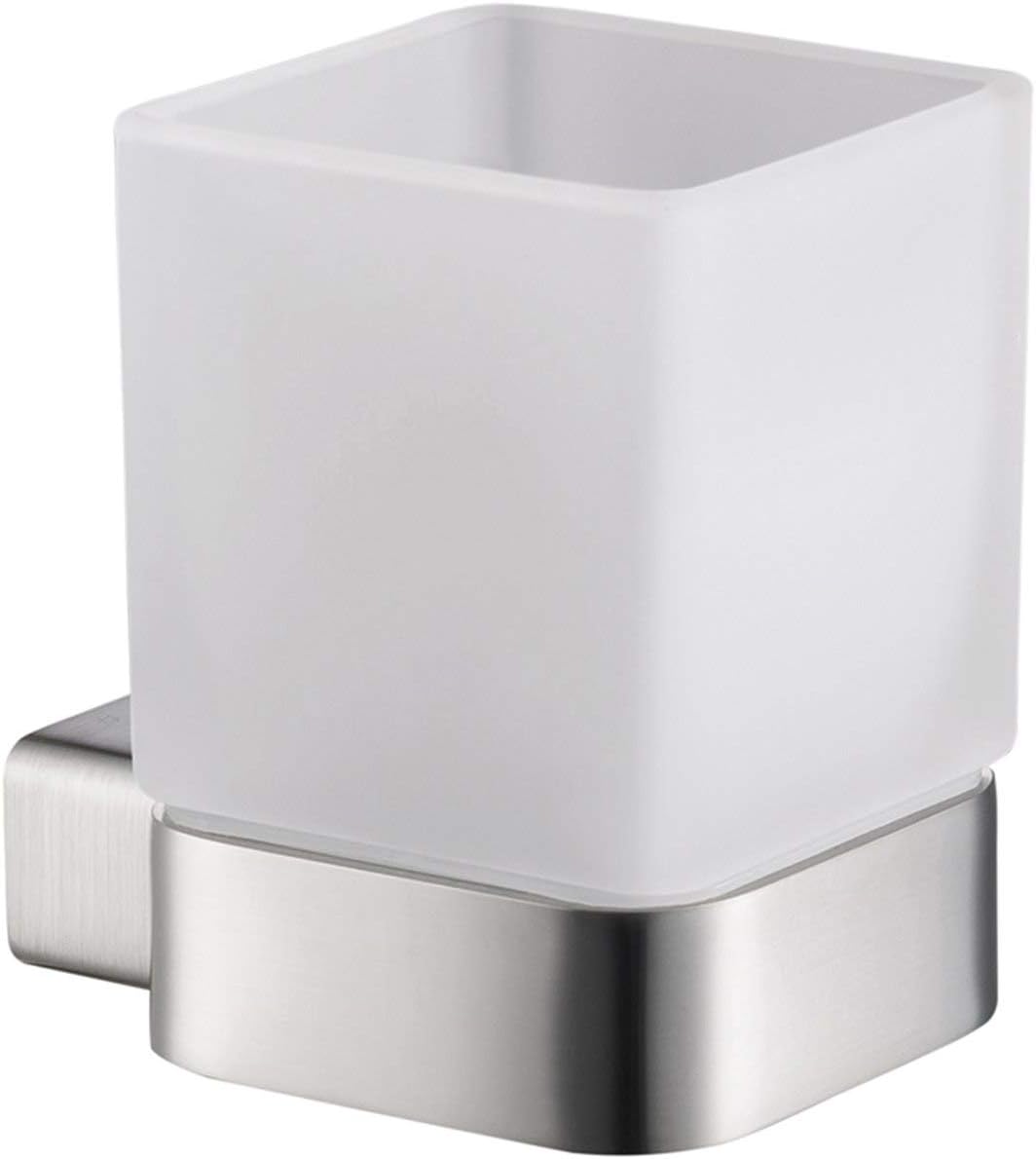 Blossom Toothbrush Holder Solid Brass Bathroom Accessory Shower Wall Mount Brush Nickel BA02 603 02