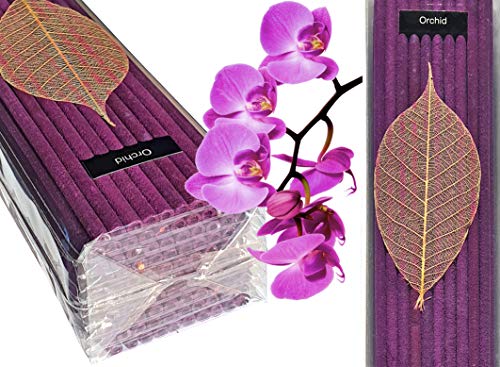 Encens Thaïlandais Artisanal – Handmade & Commerce Équitable – Parfum d’Intérieur Naturel – Relaxation, Méditation & Bien-Être – 38 Parfums au Choix (Orchidée)