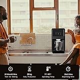 COSTWAY Self Dispensing Countertop Nugget Ice Maker, 26kg(60lbs)/24H Ice Making Machine with Self-cleaning Function, LED Blue Light, Ice Scoop, Removable Drip Tray and Hose for Home Office Bar - Image 4