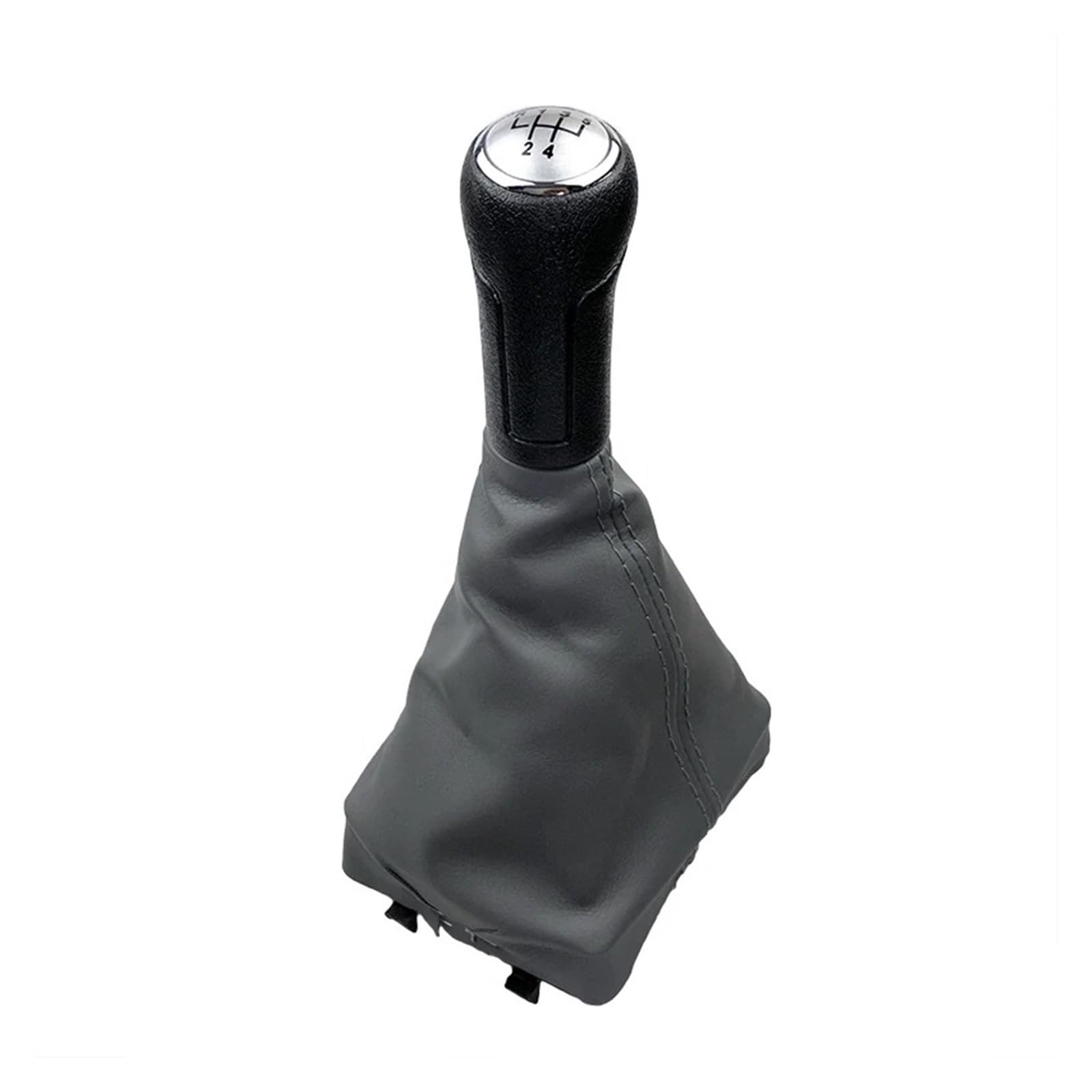 SAUANMNKTP Gearshift Knob for VW for Polo 9N 9N2 9N3 2001-2009 Car Gear Shift Knob Lever Shifter Gaiter Boot Cover