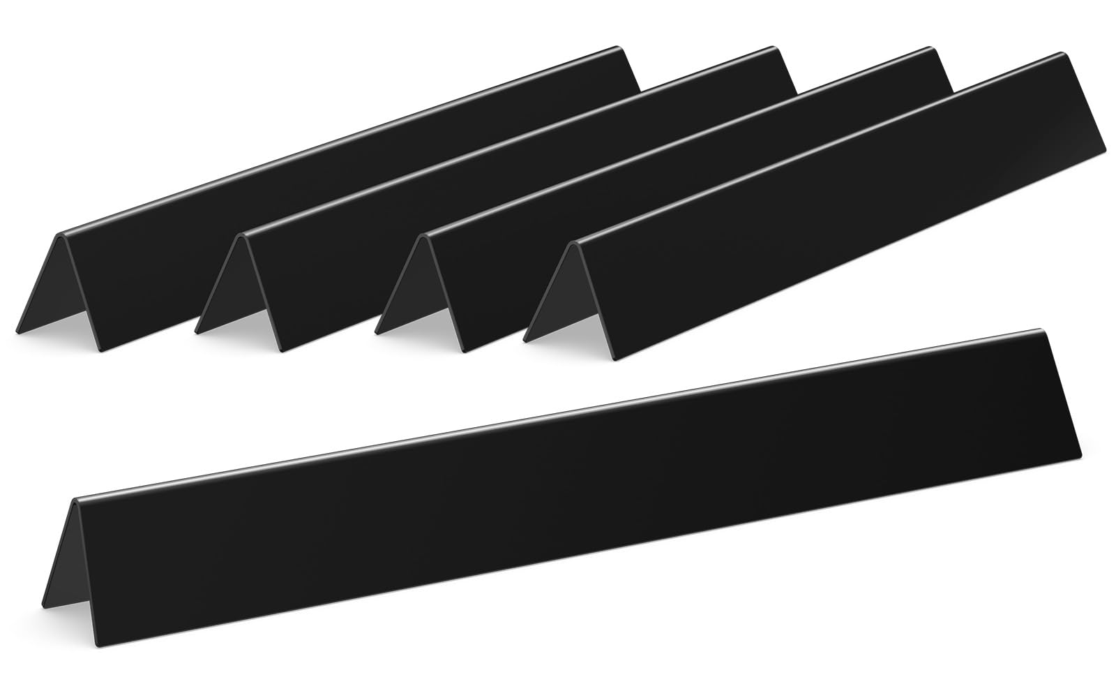 QuliMetal 24.5" Porcelain Steel Flavorizer Bars for Weber Genesis 300 Series (2007–2010) with Side Control Knobs – Fits E310, E320, S310, S320, EP310,