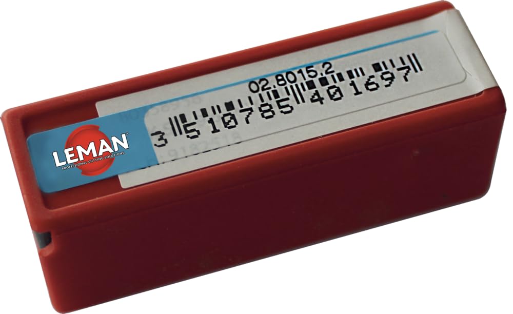 Leman - Lot de 10 plaquettes réversibles au carbure - 35° SMG-02 15x12x1,5 mm 2 coupes pour bois - 02.8003.2 - Leman