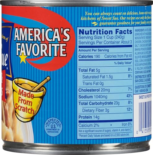 Sweet Sue, Chicken & Dumplings, 24oz Can (Pack of 3) by Sweet Sue