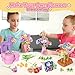 Crelloci Fabric Flower Bouquet Toys, DIY Arts & Crafts Kits for Kids Ages 3-12, DIY Flower Craft Kits for Toddlers, Educational Activity Preschool Birthday Gifts for 4 5 6 7 8 9 10 Year Old Girls