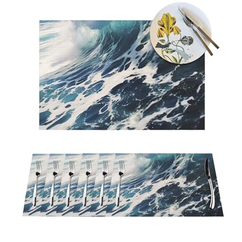 Sets de table lavables pour éliminer les taches de cuisine sur votre table