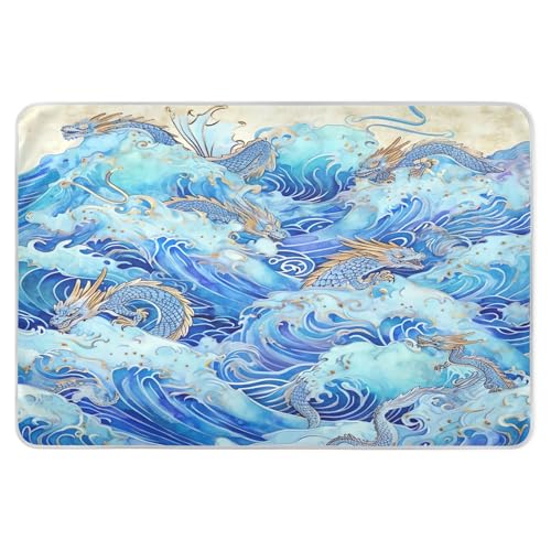 STAYTOP Chinese Dragon Waterproof Bed Pad 34