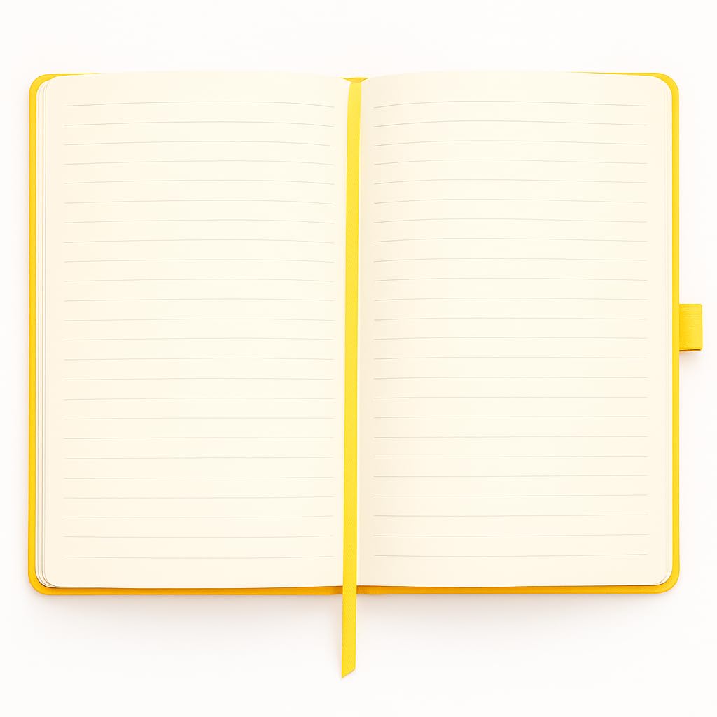 Top Sale A5 Notebook Lined, Minimalist Soft Cover Journal Notebook with Elastic Closure & Ribbon Marker - Image 3