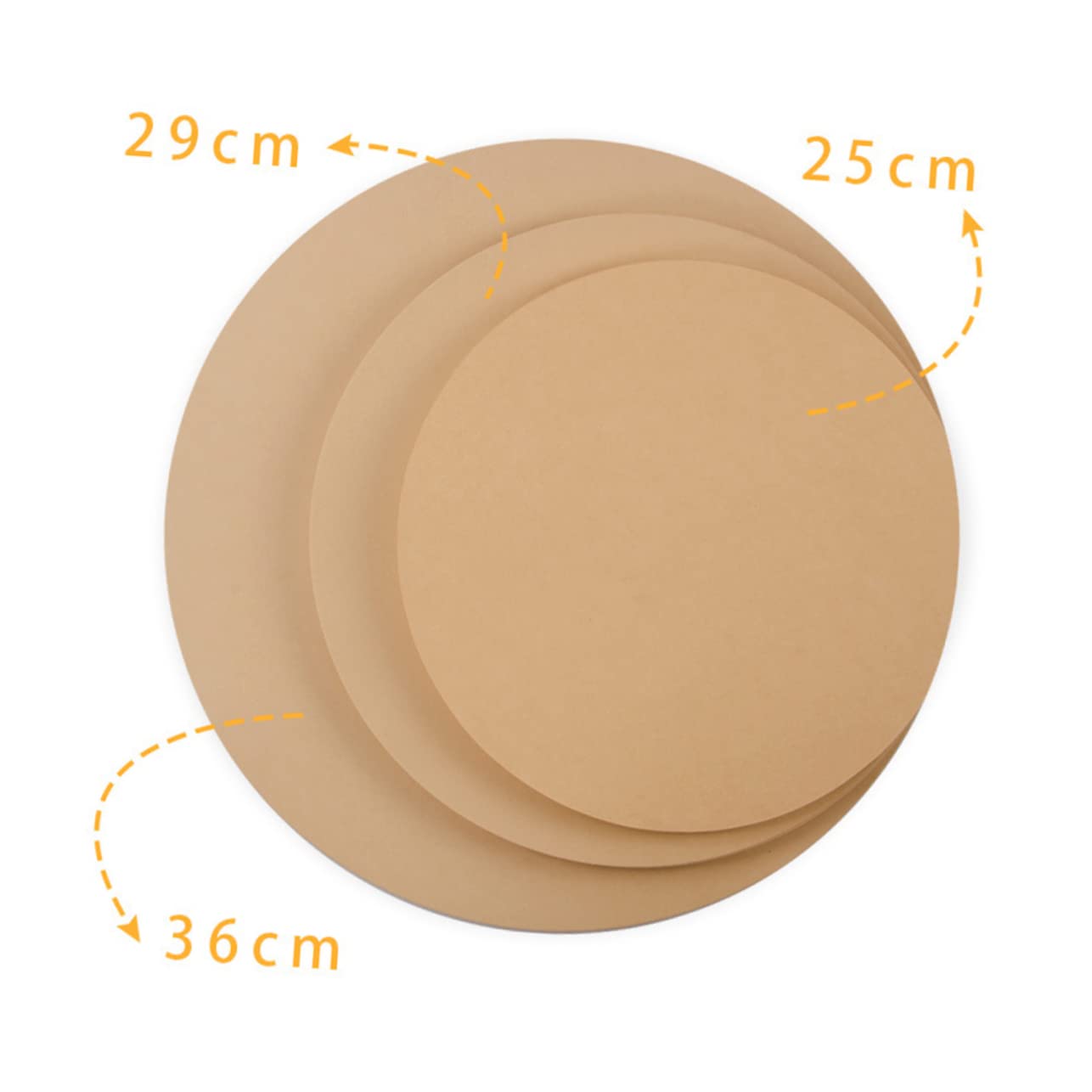 Angoily 25 Sheets Thick Round Sketch Paper for Painting Diameter Drawing Pads Versatile Art Supplies for Artists and Students for Sketching and Watercolor