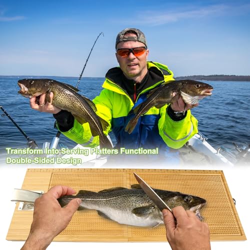Tabla de cortar plegable para pescado extra grande miniatura 6