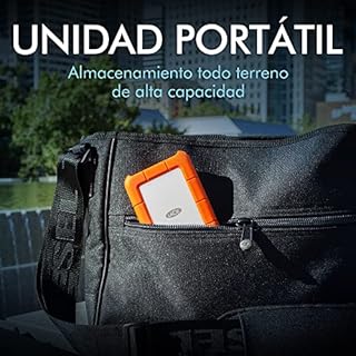 LaCie Rugged Mini 2TB, Hard disk esterno portatile, 2.5", per PC Mac iPad & iPhone, Data Rescue Service (LAC9000298)