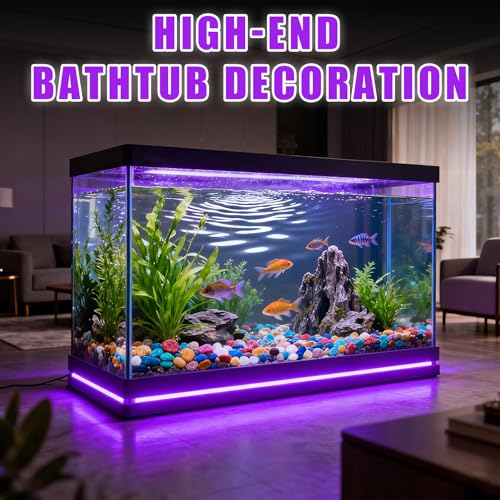 Image of RadiantFlux Purple Light Strip, 30Ft Flexible LED Purple Light with kit, 540 lamp Beads, 24V LED Light, Non-Waterproof for Indoor Fluorescent Dance Party, Stage, Birthday, Wedding, Dark Party