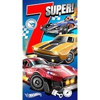 Danilo Promotions Ltd Hot Wheels Birthday Card, Age 7, Racing Design