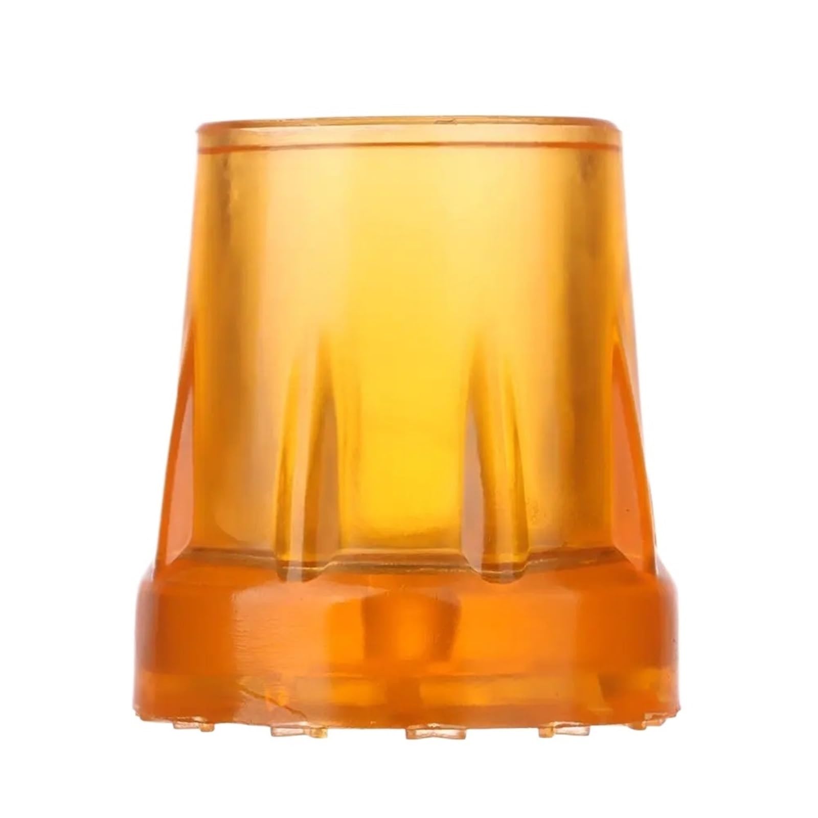 Ochraniacze na laski, gumowe nakładki kije trekkingowe, opakowanie 10 szt. Wielokolorowe 19-32 mm(Transparent Red-32mm)