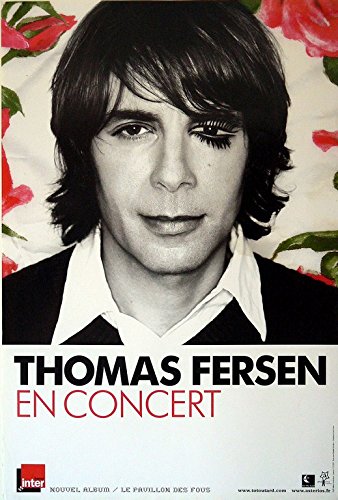 Affiche Thomas Fersen originale En Concert edition lithographique 40x60 cm