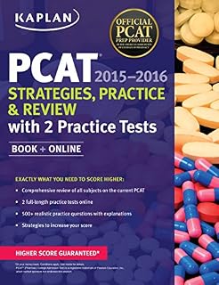 Kaplan PCAT 2015-2016 Strategies, Practice, and Review with 2 Practice Tests: Book +