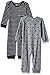 Amazon Essentials Lot de 2 combinaisons pour bébé, Uni Star Stripe Neutral, US 24M (EU 86–92)
