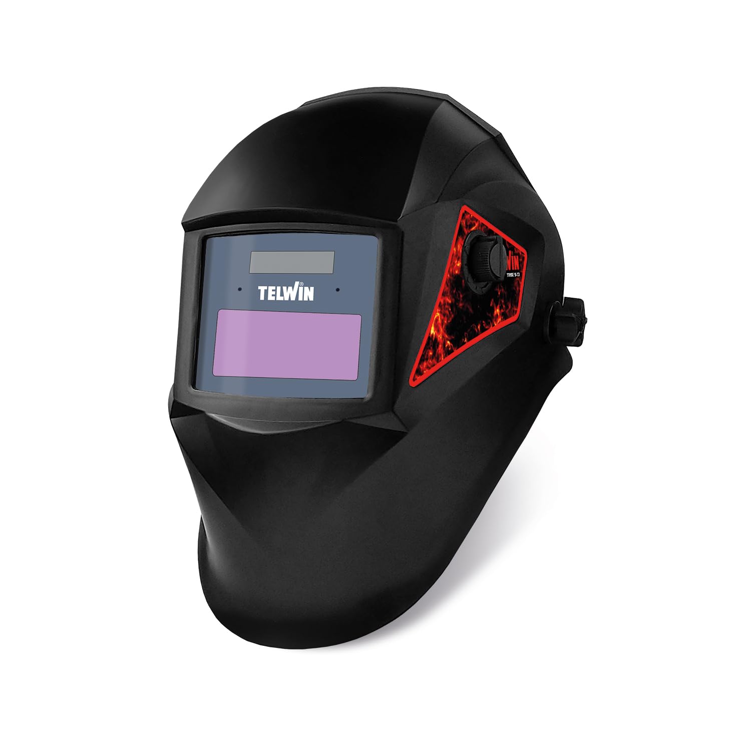 Telwin Force 205 Saldatrice Inverter ad Elettrodo con Maschera Automatica a Caschetto e Accessori di Saldatura MMA, 200A, Macchina per Saldare Leggera Compatta e Trasportabile, 230V, Made in Italy