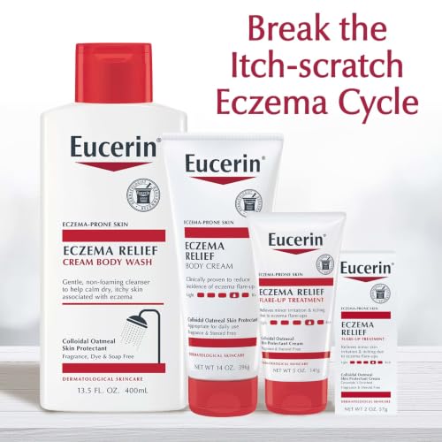 Eucerin Eczema Relief Body Cream with Colloidal Oatmeal, 5 OZ | Daily Eczema Cream, Soothes Eczema-Prone, Itchy Skin, Reduced Flare Ups, NEA Accepted, Fragrance Free, Steroid Free - image 9