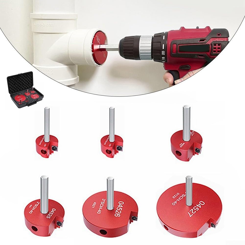 Kit Alésage PVC 6 3/4-4po pour Tuyaux Kit Alésage PVC 6 3/4-4po