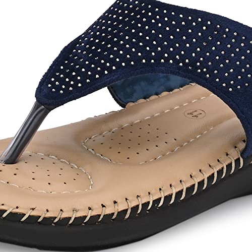 Image of Centrino Women Thong Sandals & Comfortable Ortho Care Sandal For Ladies | Fashion Wear Sandal & Chappal | Soft Cushioned for More comfort (2855)