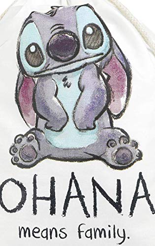 Lilo & Stitch Ohana Sporttas wit 100% katoen Disney, Fan merch, Film - Image 5
