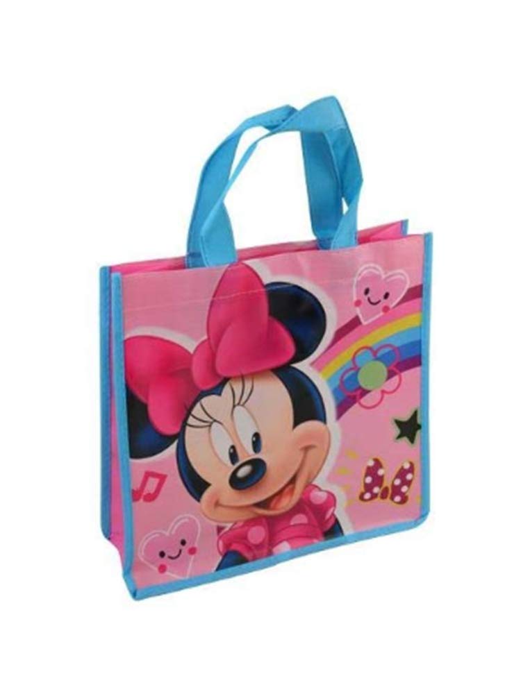 Disney Minnie Tote Bag Set - Bundle with Minnie Mouse Tote Bag for Girls Plus Stickers, More | Minnie Mouse Tote Bags for Little Girls