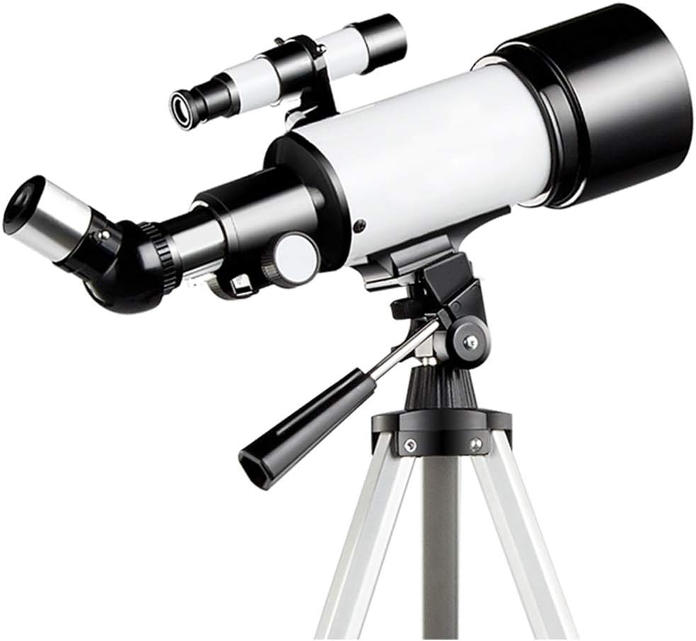 YXCKG Refracting Telescope, Portable Travel Telescope, Telescopes for Astronomy Beginners, Telescope with 2 Eyepieces, Aluminum Tripod, See Scenery and Night Sky (Size : Package 6)