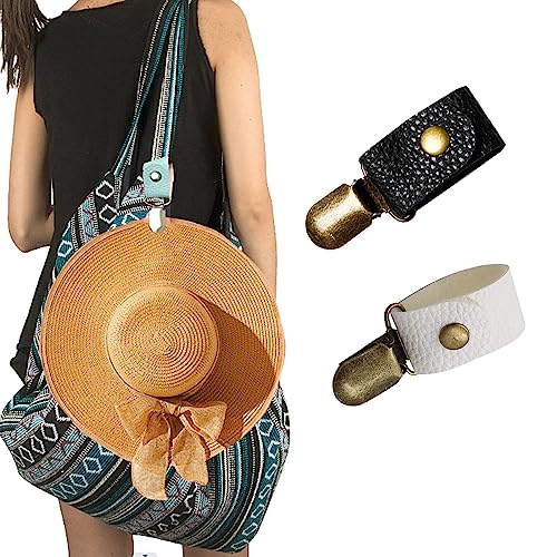 Hat Clip Holder for Travel,Lightweight Hat Clip on Bag for Backpack/Purse/Luggage/Sunhat
