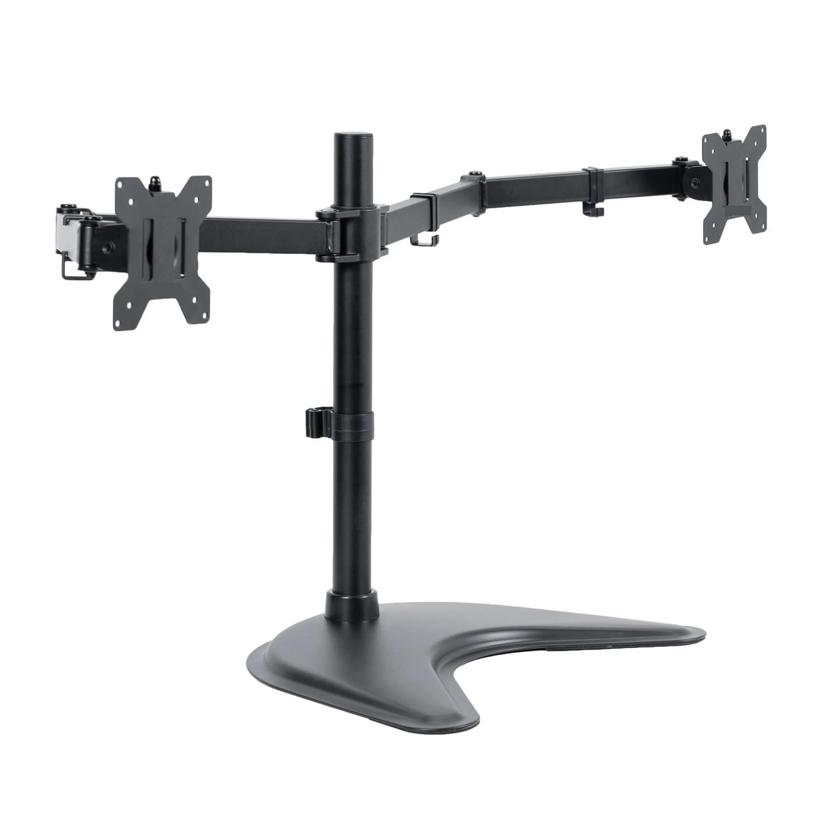 TKJfdTY Freestanding Dual Monitor Desk Stand For Ultra-Wide Computer Screens Up To 38 Inches