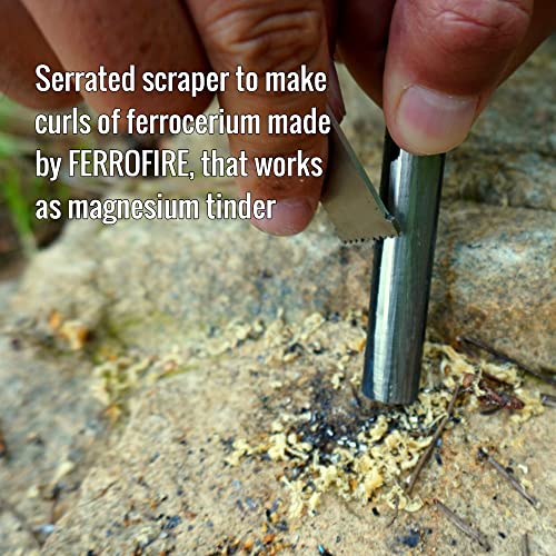 Super-Duty-Heavy-Duty-Classic-Ferro-Rod-Fire-Starter-with-4-Inch-Long-Flint-Ferrocerium-Rod-Carbon-Steel-Striker-Orange-550-Paracord-Lanyard-Handle-for-Camping-Emergency-Survival