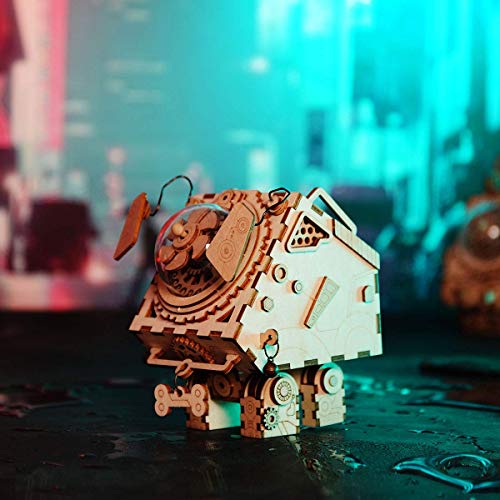 Rokr 3D Wooden Puzzles Diy Music Box Kit With A Lovely Song-Wind Up Toys-Building Set-Construction Model Kits For Boys Girls Christmas/Birthday/Valentine's Day #TOP4