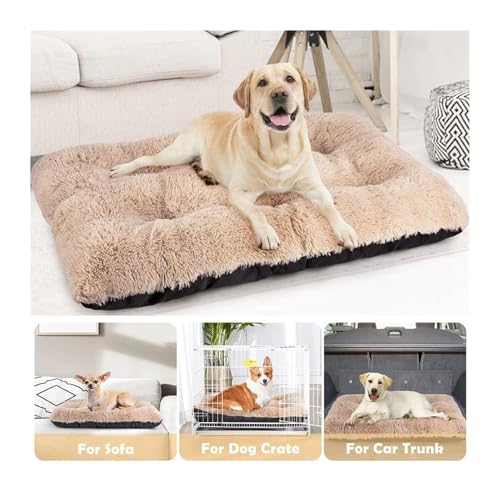 Tapis chaud lavable pour chien et chat coussin peluche rose XL - 3