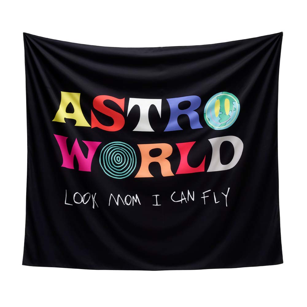 'A.MTISOV ASTROS Series Tapestry，Look ! Mum I Can Fly Tapestry 3D Boutique Wall Tapestry Wall Cool Aesthetic Tapestry for Home Living Room Bedroom Dorm Decor.