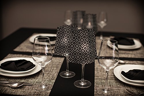 Modgy Frosted Wine Glass Shades-Includes Floating Candle With Batteries (Lucy) #TOP5