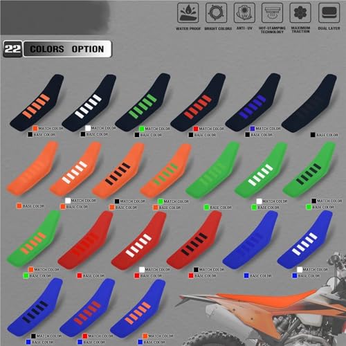 Funda de asiento impermeable antideslizante con agarre para WR TE 5
