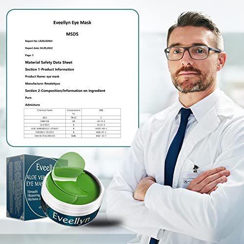 Under Eye Patches (60Pcs), Aloe Vera & Collagen Eye Mask, Eye Patches For Puffy Eyes, Anti-Aging Eye Mask For Puffiness, Under Eye Mask For Dark Circles And Eye Bags, Hydrating Eye Gel Pads #TOP7