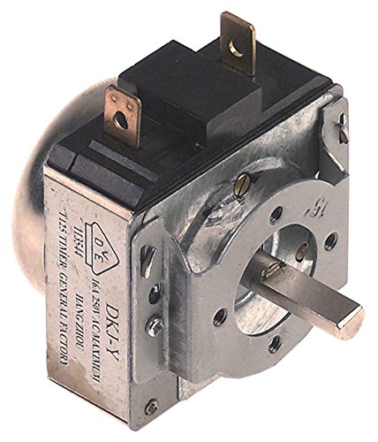 Zeitschalter M11 für Bartscher A151600, A151300, A1515001, Cookmax 221007 für Salamander, Toaster mit Glocke Laufzeit 15min 15mm