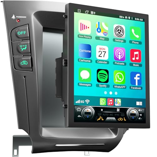 Android 14 Car Radio QLED Screen 8-Core for Lexus IS250 Upgrade 2006 2007 2008 2009 2010 2011 2012, Support Wireless Carplay Android Auto 10.4