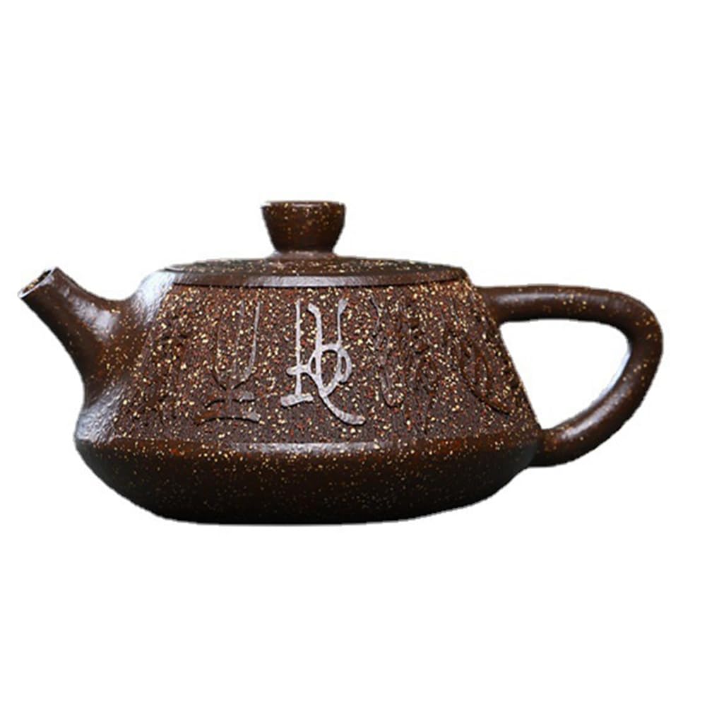 CTRLZS Raw Ore Stone Scoop 100ml Clay Teapots Tea Pot Handmade Customized Tea Infuser Chinese Filter Beauty Teaware