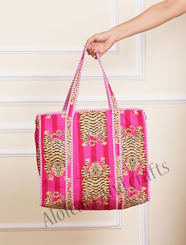 Bolso Tote Grande Reversible Ligero para Mujer miniatura 3