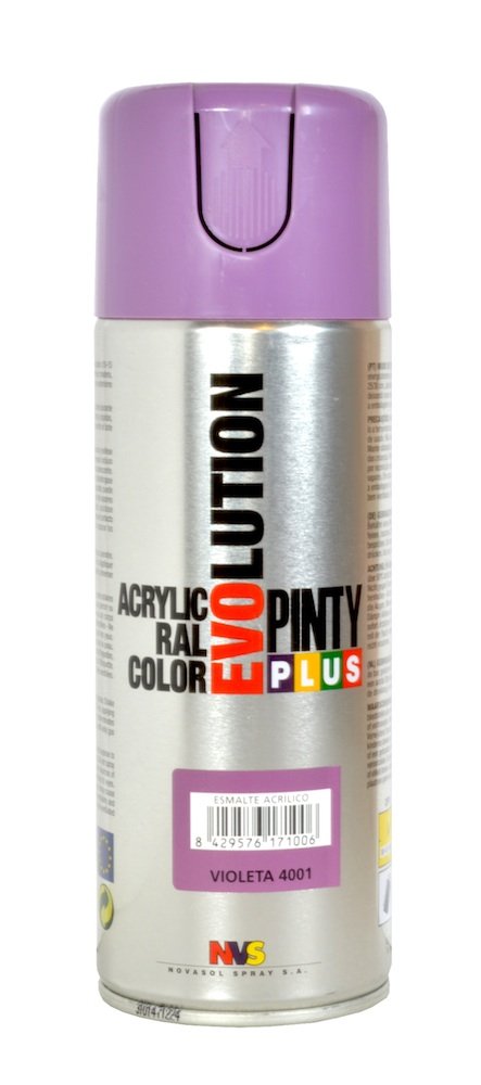 Pinty Plus - Evolution - Gloss - 400ml - 613 - Red Lilac - RAL 4001