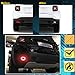 GTINTHEBOX Smoked Lens LED Rear Bumper Reflectors Fog Tail Lamps with White Backup Reverse Lights Update Kit for Jeep Renegade 2015 2016 2017 2018 2019