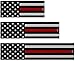 White Water Archery Thin Red Line American Flag Arrow Wraps 15 Pc Pack Choose Length Width (4, 1)