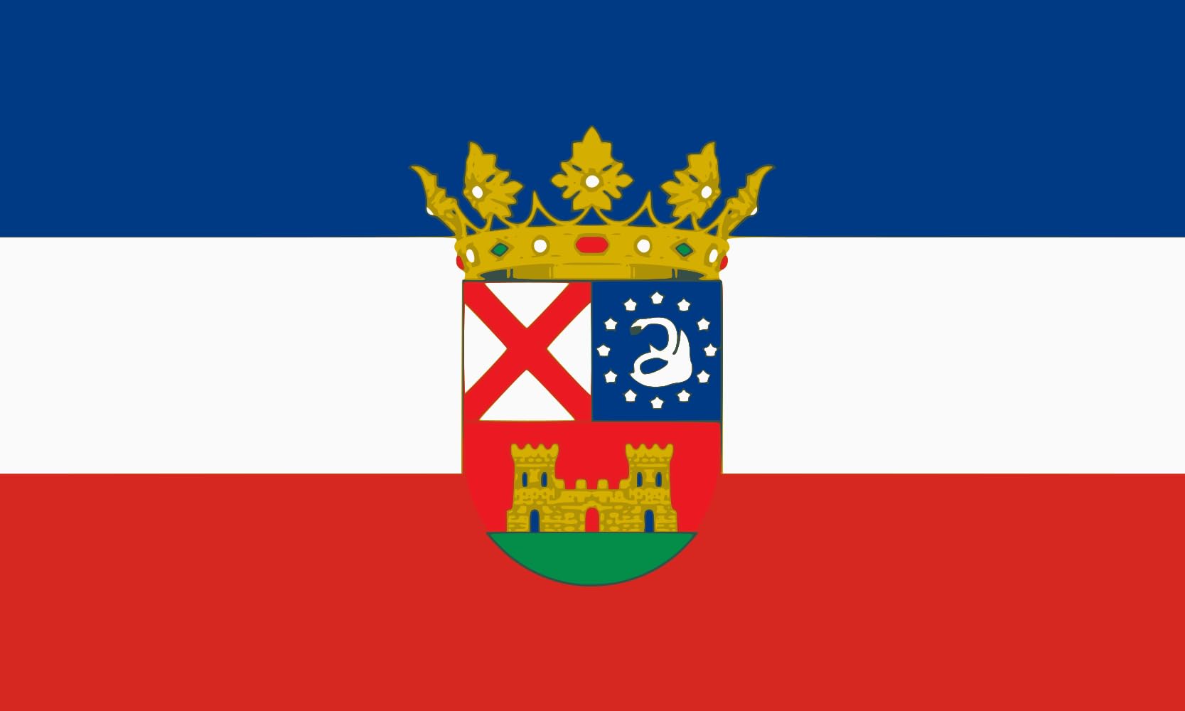 Drapeau de Lerma grand format pour les événements de la province de Burgos