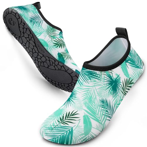 Image of SIMARI Water Shoes for Women Men Swim Aqua Socks Beach Pool Essentials Barefoot Surf River Boat Kayak Sea Yoga Sand Exercise Sport Accessories Breathable Quick-Dry Adult Youth Kid Size SWS001