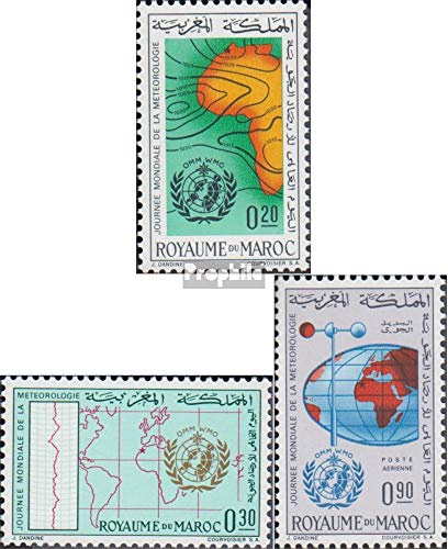 Prophila Collection Marocco Michel.-No..: 531-533 (Completa Edizione) 1964 Meteorologia (Francobolli per i Collezionisti)