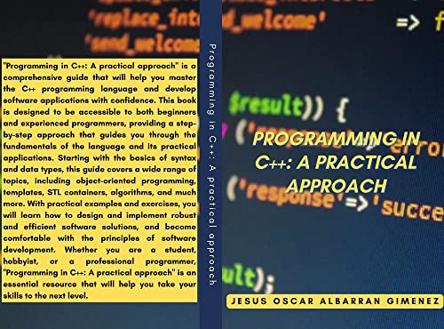 Amazon.com: Programming in C++ A practical approach eBook : Albarran ...