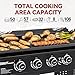 Royal Gourmet GB6000 6 Burner Propane Gas Griddle with Folding Side Tables, 44-Inch Flat Top Grill with Double-Layer Bottom Shelves for Outdoor Party or Backyard Barbecue, Black