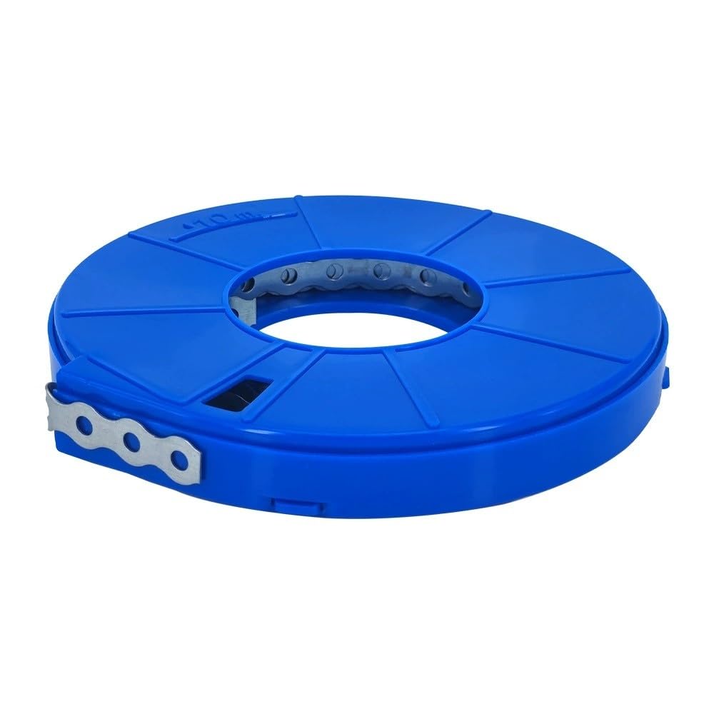 Verzinktes Lochband, 10m Rolle, 0,8mm Stahl, Montageband