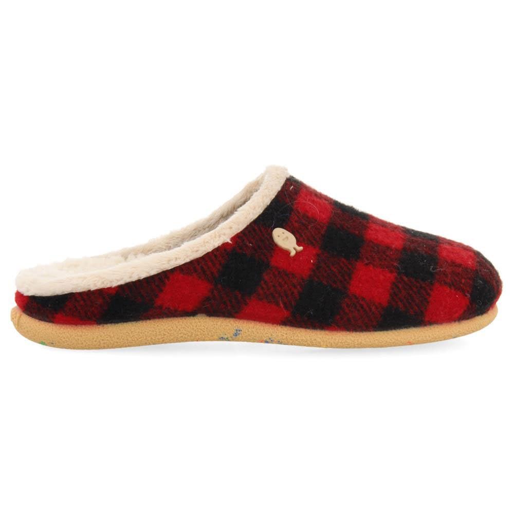 HOT POTATOES SKOVDE, Slipper Men's, Rojo